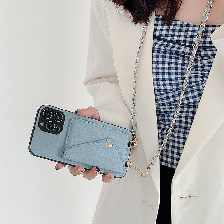 Functional iPhone Case with Wallet – Celeste