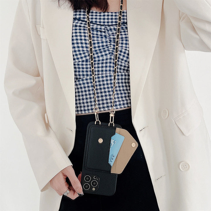 Functional iPhone Case with Wallet – Celeste