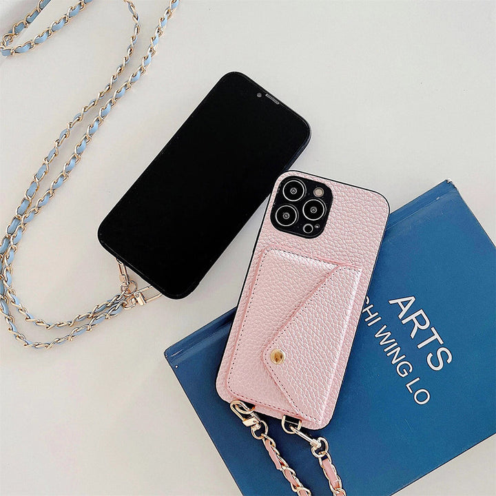 Functional iPhone Case with Wallet – Celeste