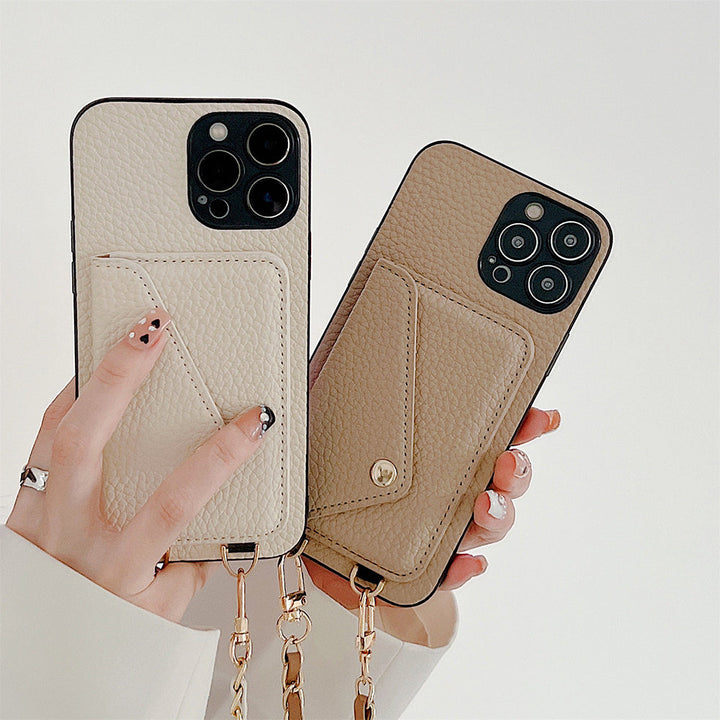 Functional iPhone Case with Wallet – Celeste