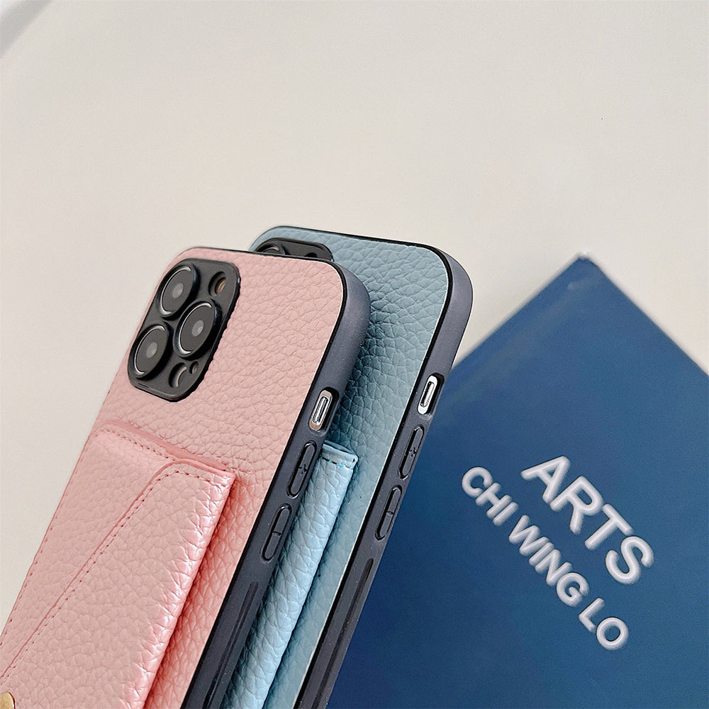 Functional iPhone Case with Wallet – Celeste