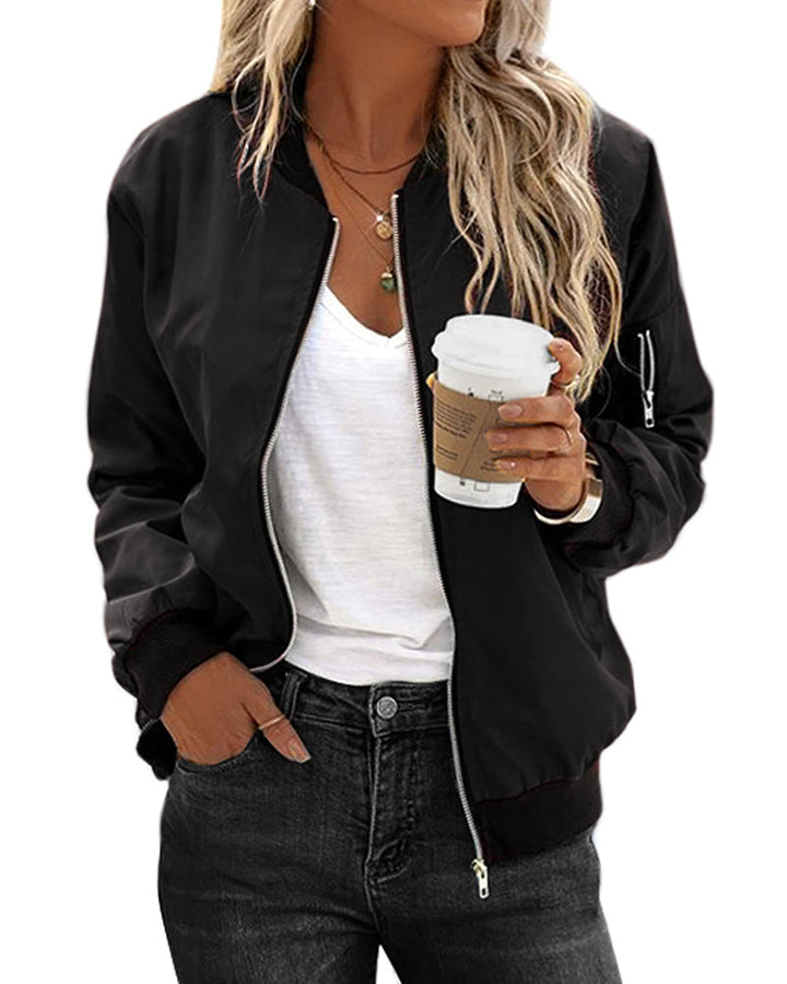 Stylish Women's Bomber Jacket - Rhea