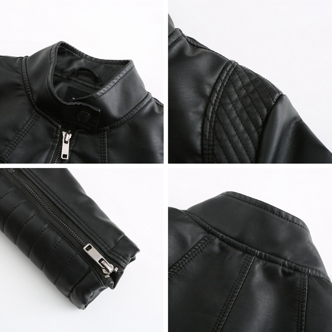Stylisches Leder Damenjack – Elin