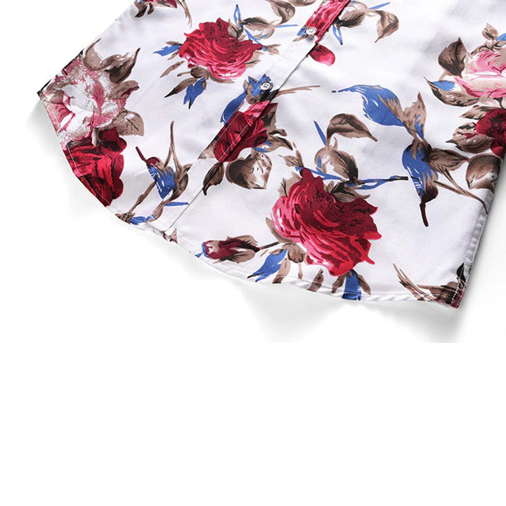 Trendy blomstermønster skjorte - Finn