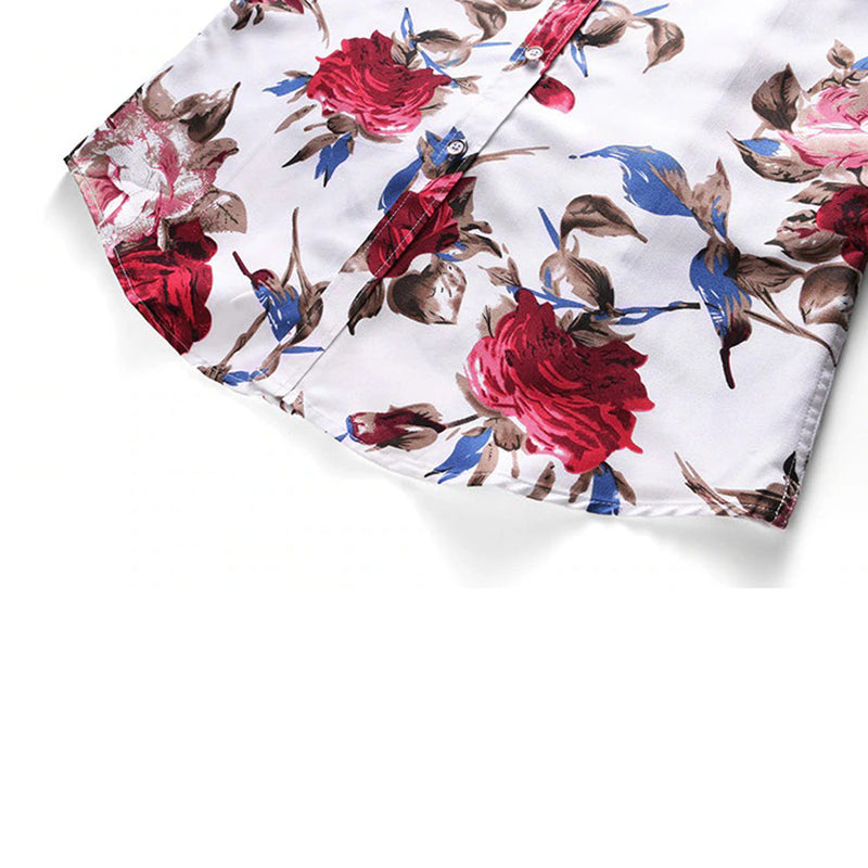 Trendy blomstermønster skjorte - Finn