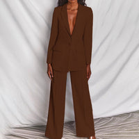Stylish Blazer and Pants Set - Ariane