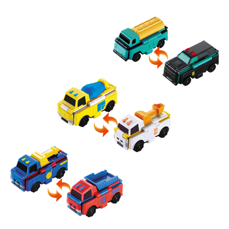 Double-sided Toy Cars for Imaginative Play - FlipWheels