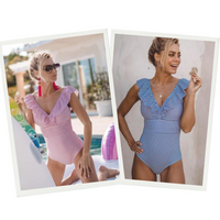 Bañador retro con estampado - Julia