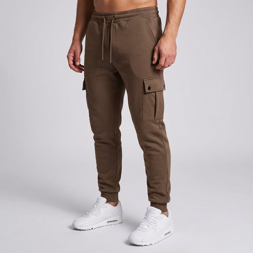Cropped Jogginghose Mit Cargo Tasche - Anthony