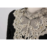 Women's blouse with autumnal embroidered lace – Elisabeth