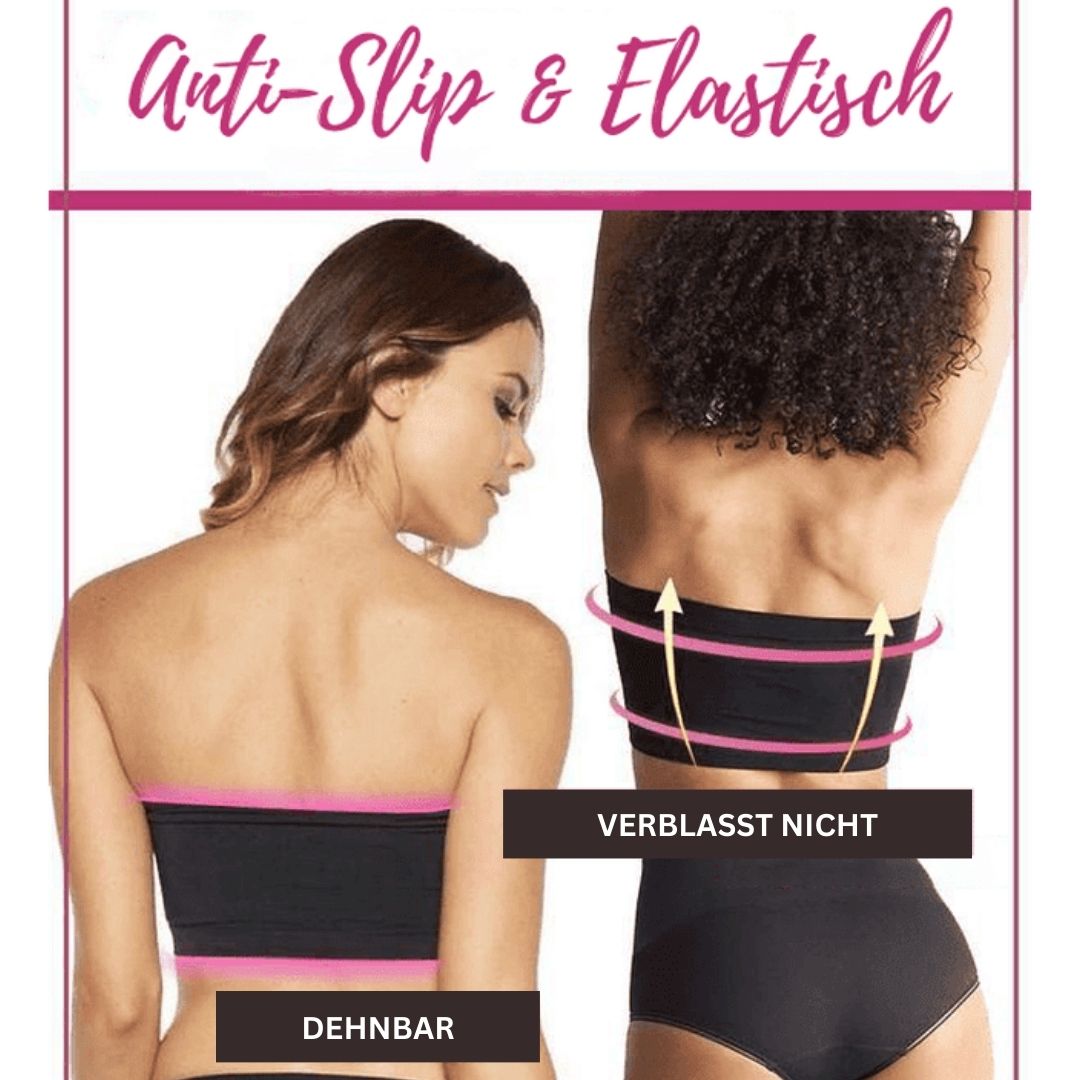 Set de 3 - Sujetador bandeau con soporte