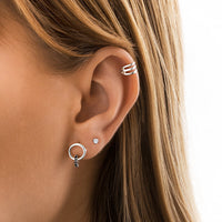 Small Cubic Zirconia Earrings - Lynette