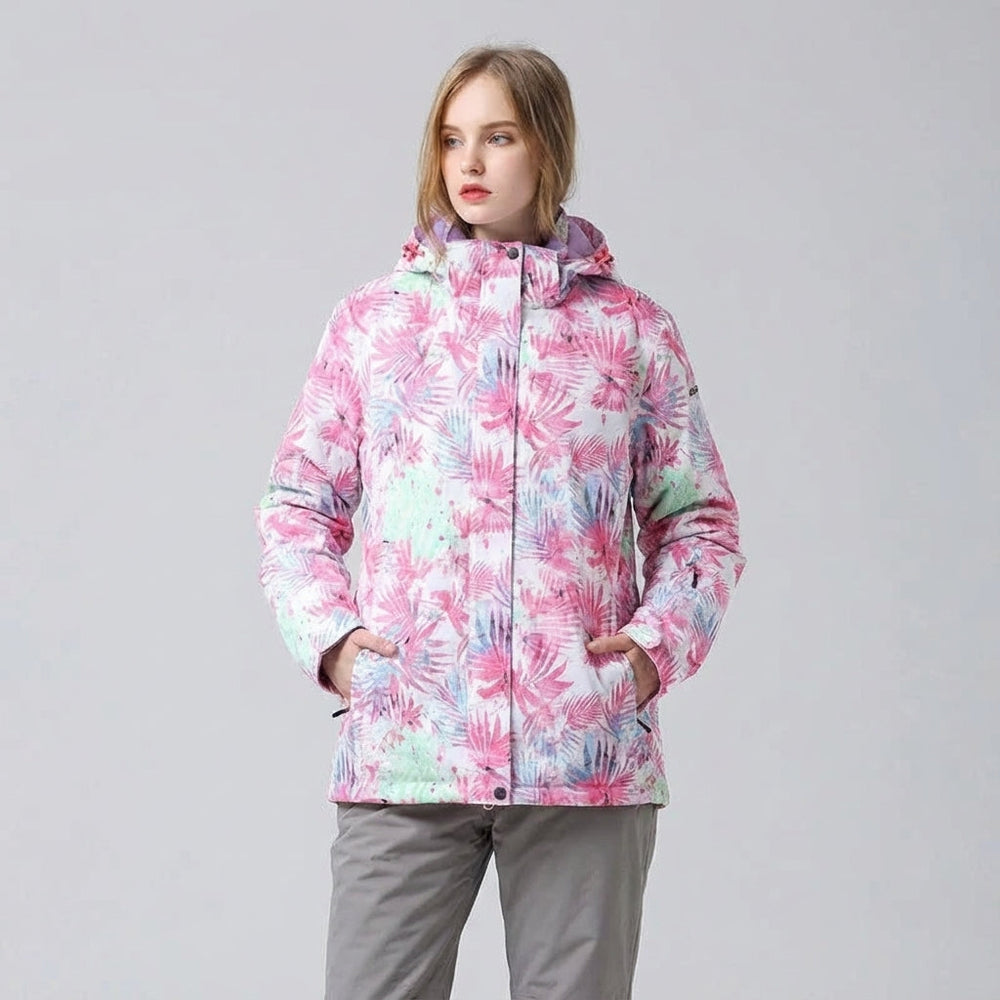 Damen Skijacke Mit Kapuze - Kaylee