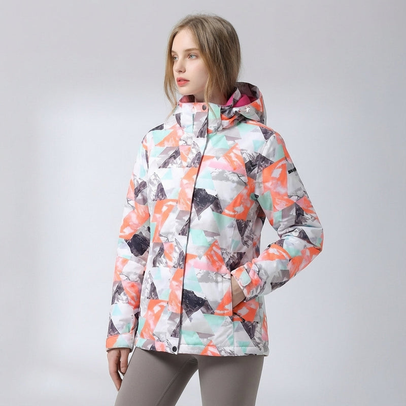 Damen Skijacke Mit Kapuze - Kaylee