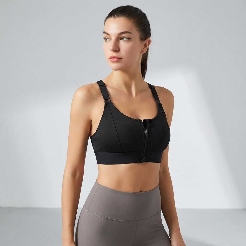 Damen Sport BH Mit Reißverschluss - Chloe