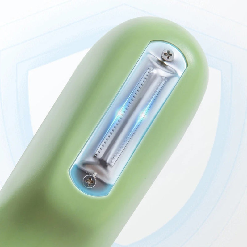 Pelador de verduras de acero inoxidable con recipiente recogedor – PeelPro