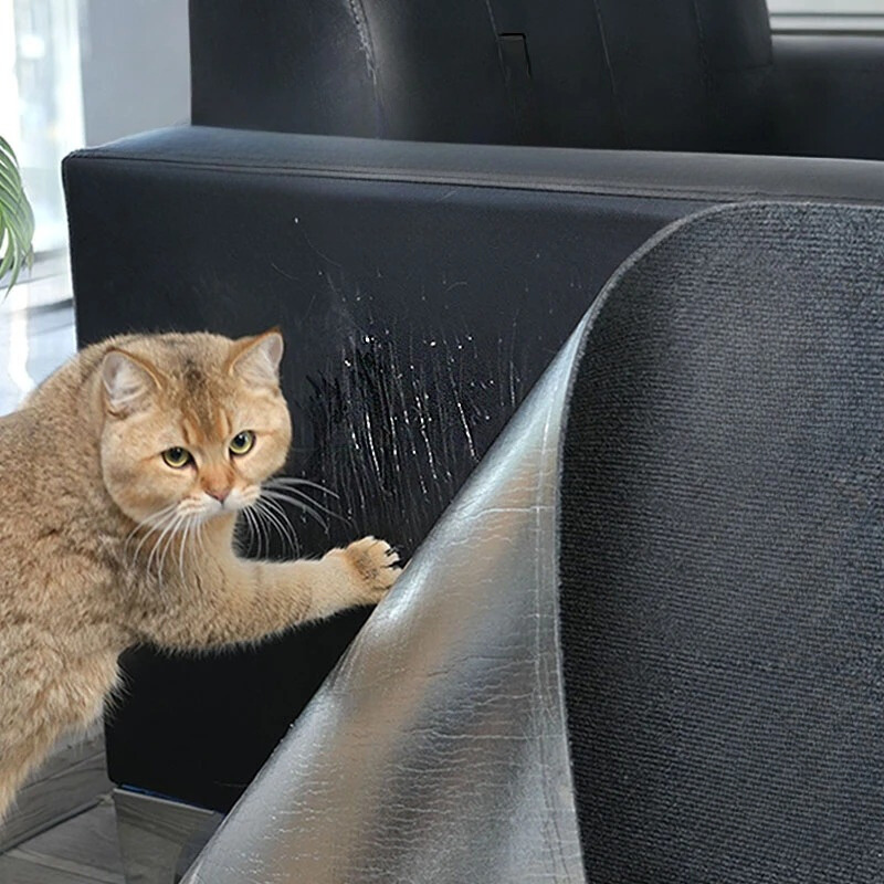Selvklæbende ridsemåtte til katte (2+1 gratis) – ScratchStop