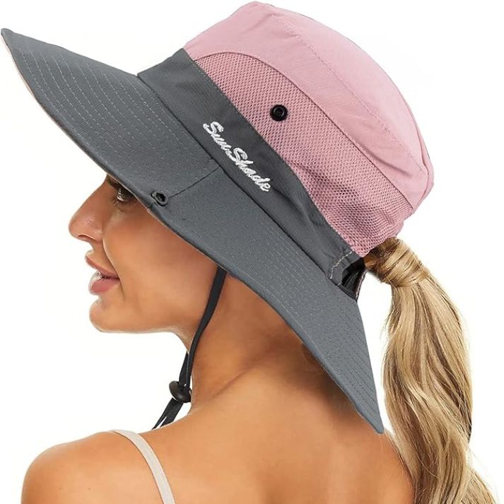 Stylish Women's UV Protection Sun Hat with Wide Brim – Livia