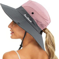 Stylish Women's UV Protection Sun Hat with Wide Brim – Livia