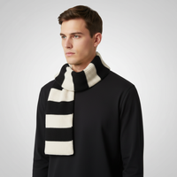 Dicke Chunky Gestrickter Schal - WarmStripe