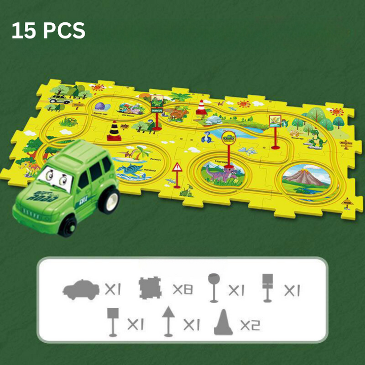 Problem-Solving Children's Puzzle - RacePuzzle