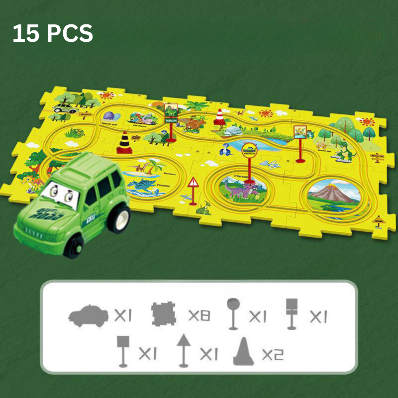 Problem-Solving Children's Puzzle - RacePuzzle
