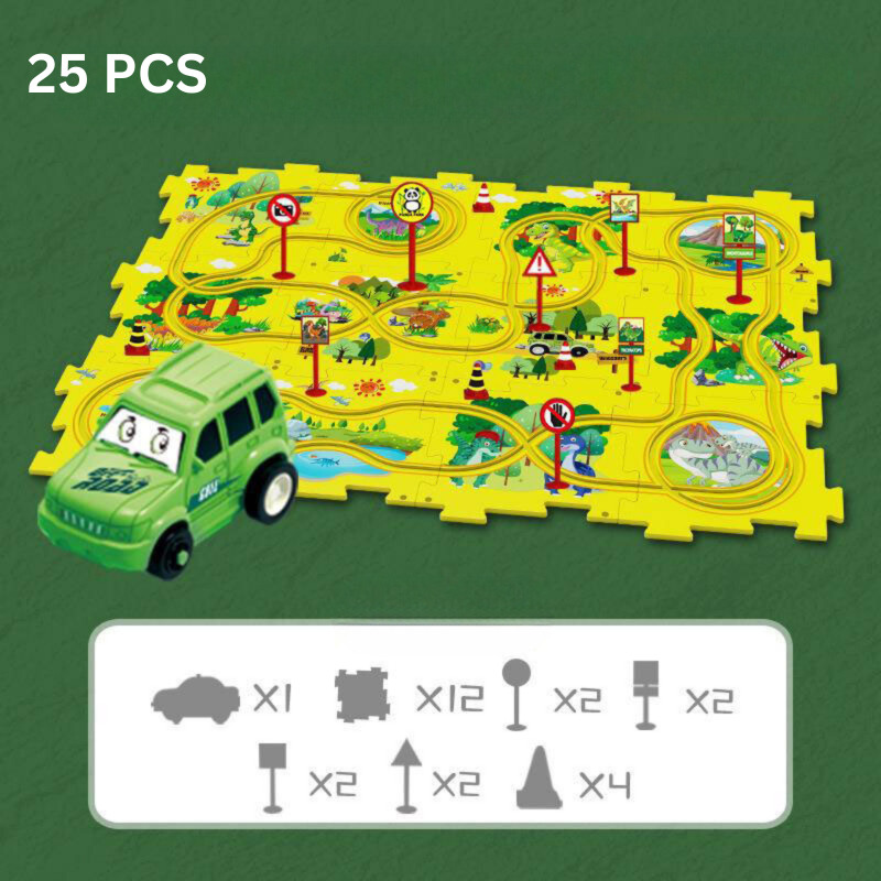 Problem-Solving Children's Puzzle - RacePuzzle