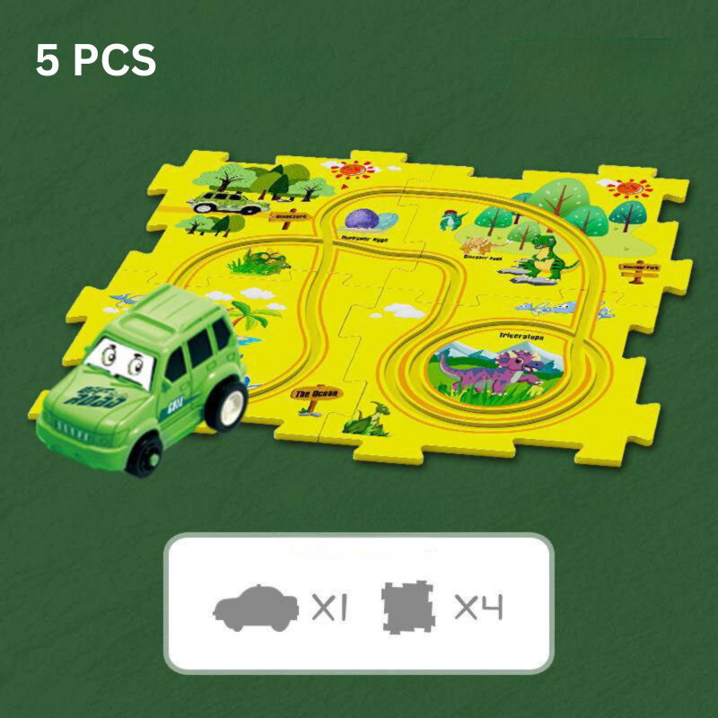 Problem-Solving Children's Puzzle - RacePuzzle