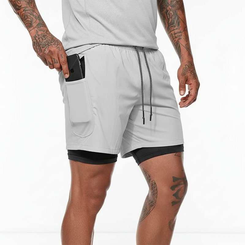 Doppeltes Laufshorts Design - RunVibeX 