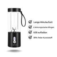 Bærbar smoothiemaskine med 6 kraftfulde klinger - BlendEase Pro