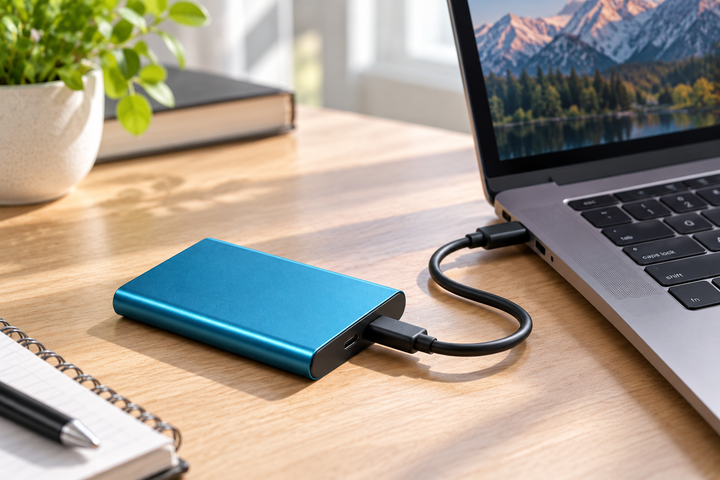 Robuste externe SSD 30 TB für große Dateien