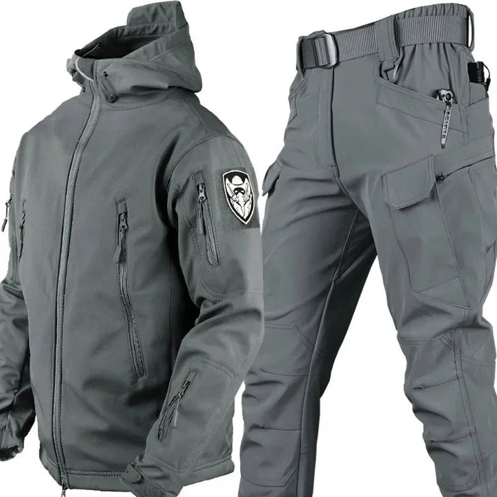 Set táctico para exteriores para hombres con chaqueta y pantalón – Cedric