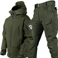 Set táctico para exteriores para hombres con chaqueta y pantalón – Cedric