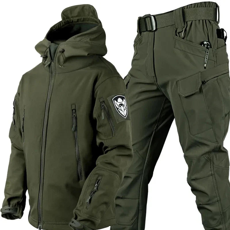 Set táctico para exteriores para hombres con chaqueta y pantalón – Cedric