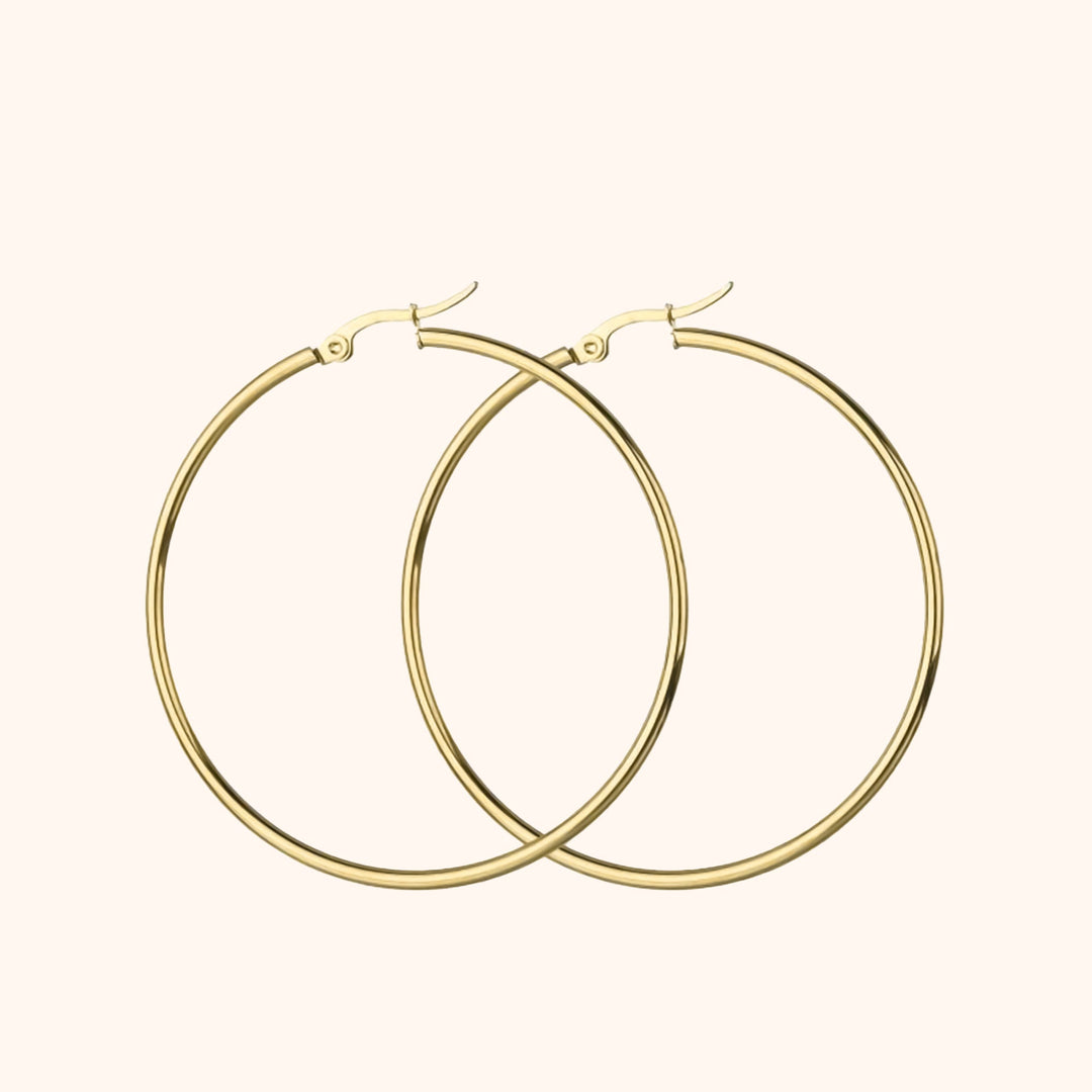 Large Hoop Earrings - Celeste