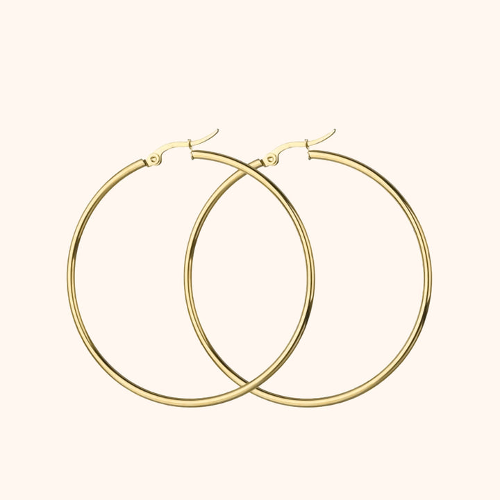 Large Hoop Earrings - Celeste