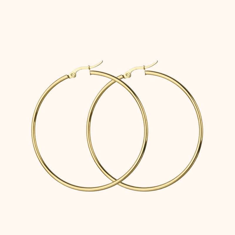 Large Hoop Earrings - Celeste