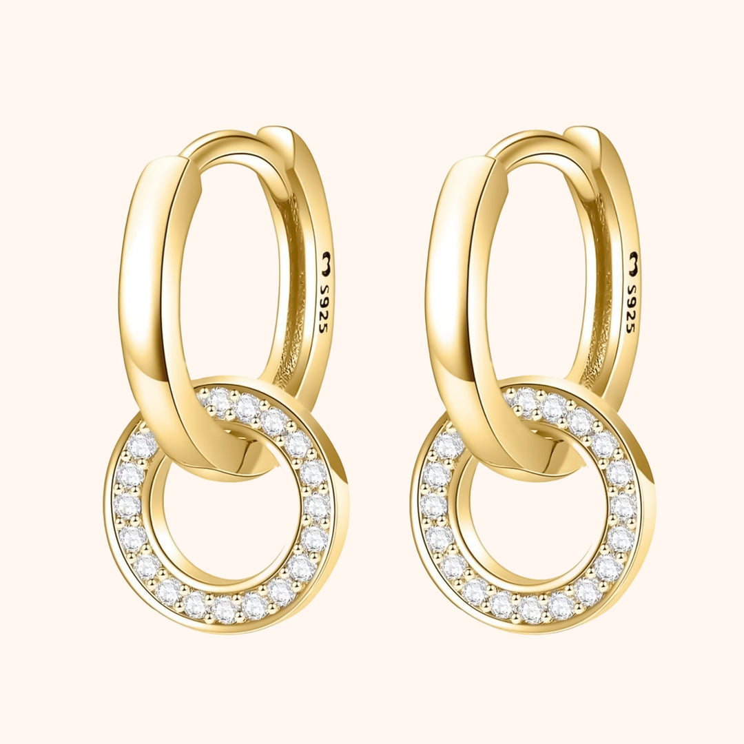 Connected Hoop Earrings – Nerida