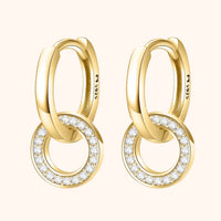 Connected Hoop Earrings – Nerida