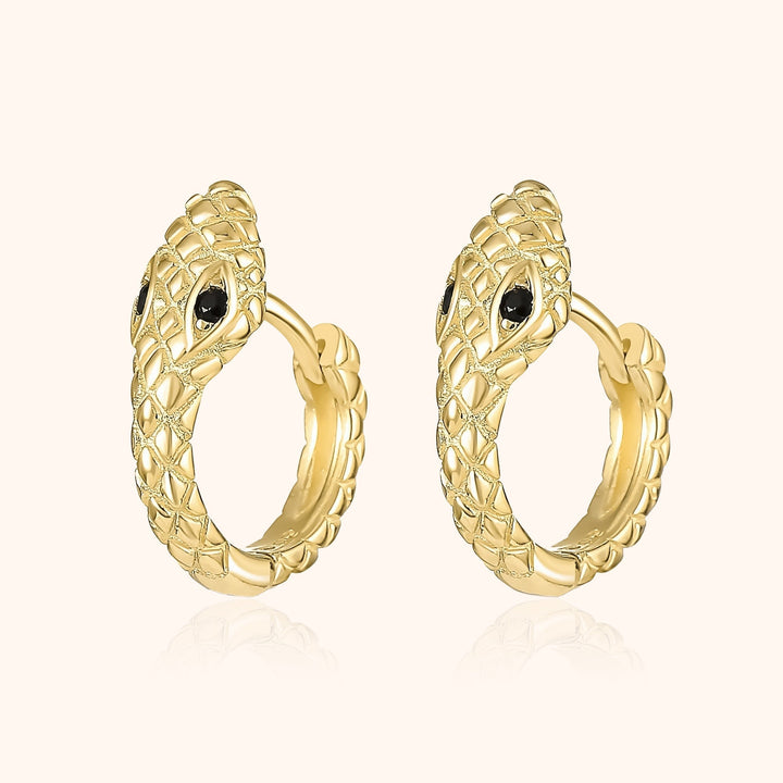 Compact Snake Earrings – Sophia