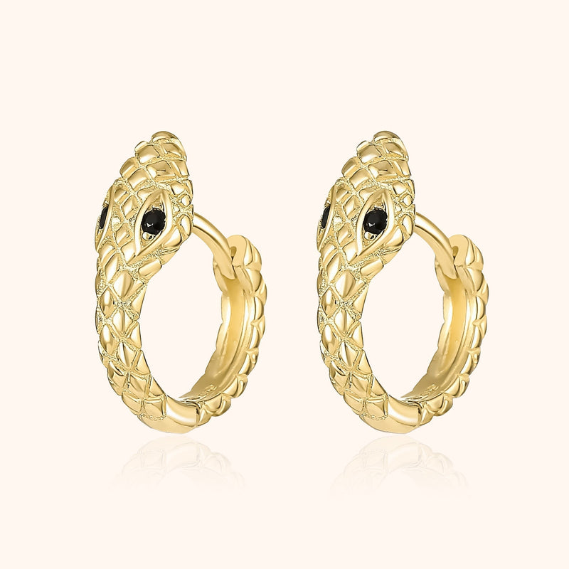 Compact Snake Earrings – Sophia