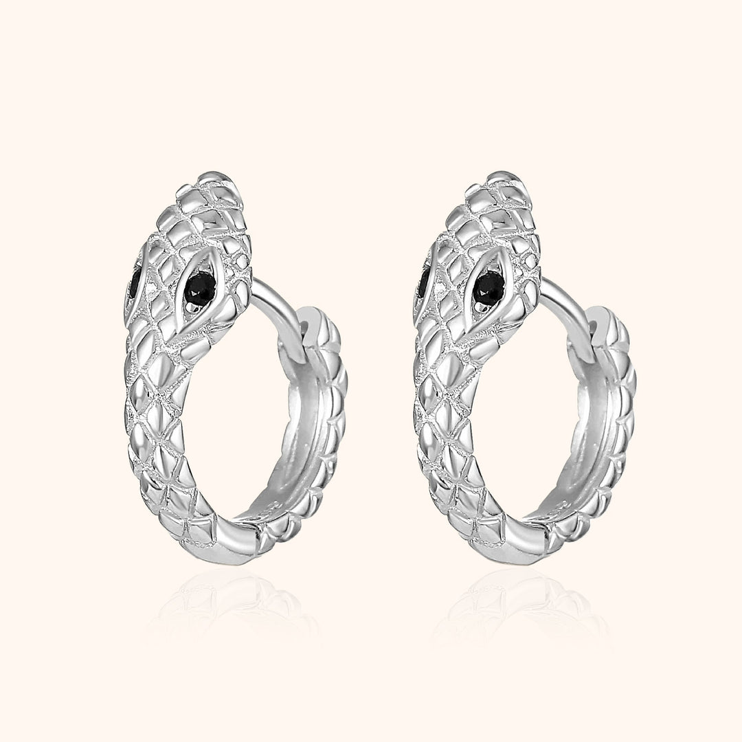 Compact Snake Earrings – Sophia