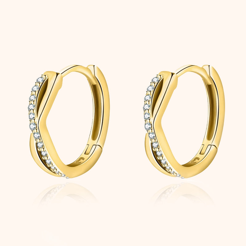 Crossed Earrings - Sophia
