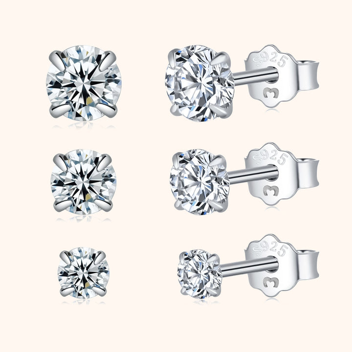 Small Cubic Zirconia Earrings - Lynette