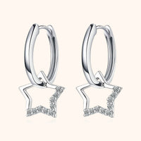 Earrings with Star Pendants - Noëmi