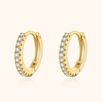 Stylish Cubic Zirconia Hoop Earrings – Aurina