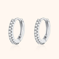 Stylish Cubic Zirconia Hoop Earrings – Aurina