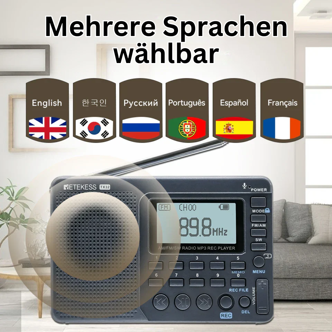 Kompakte Tragbare Radio – EchoWave