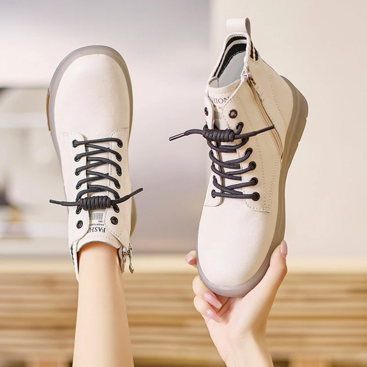 Vandtætte lædersneakers til damer – AquaStride