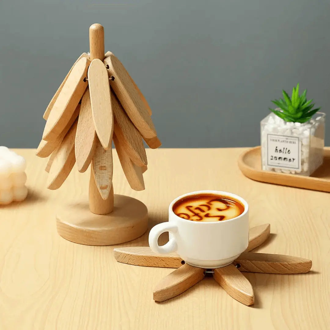 Stylish Wooden Coasters – NatureGuard